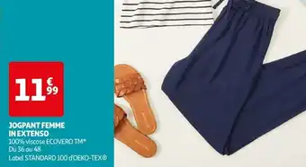 Auchan JOGPANT FEMME IN EXTENSO offre