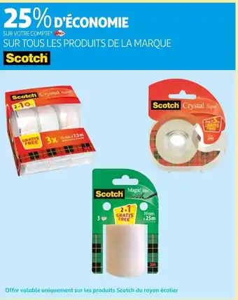 Auchan SUR TOUS LES PRODUITS DE LA MARQUE offre