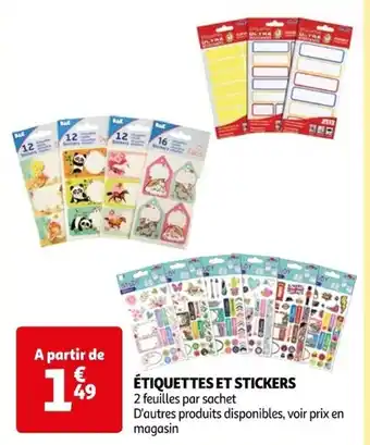 ÉTIQUETTES ET STICKERS