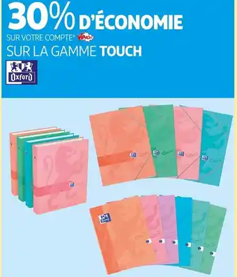 SUR LA GAMME TOUCH