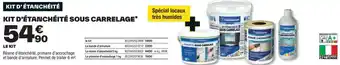 Brico Dépôt KIT D'ÉTANCHÉITÉ SOUS CARRELAGE* offre