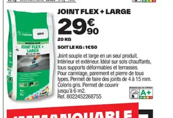 Brico Dépôt JOINT FLEX+ LARGE offre