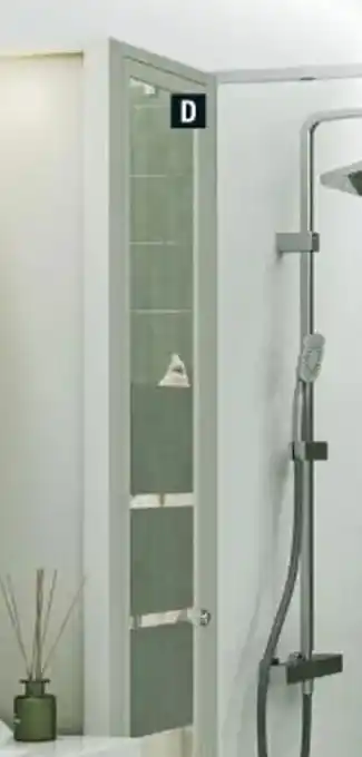 Brico Dépôt COLONNE MIROIR H. CM GRIS "PERMA" offre