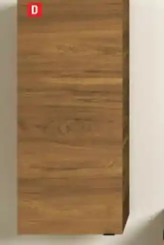 Brico Dépôt D ARMOIRE MURALE L. 40 CM EFFET NOYER "IDALIE" offre