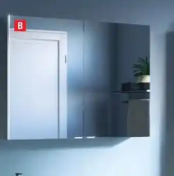 Brico Dépôt B ARMOIRE MURALE MIROIR L. 80 CM"IDALIE" offre