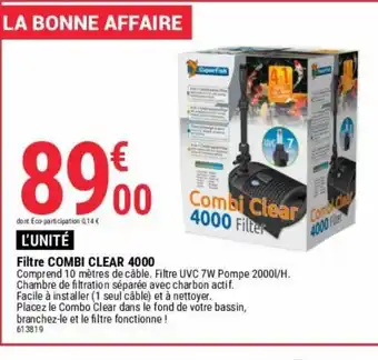 Filtre COMBI CLEAR 4000