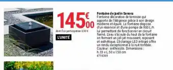 Gamm vert Fontaine de jardin sonora offre