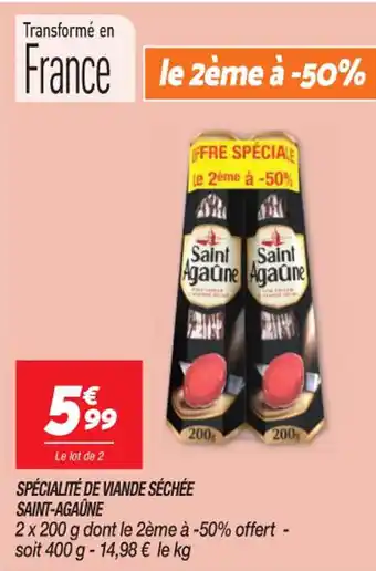 Netto SPÉCIALITÉ DE VIANDE SÉCHÉE SAINT-AGAÜNE offre