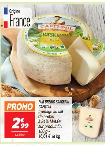 Netto PUR BREBIS BASKERIU CAPITOUL fromage au lait de brebis offre