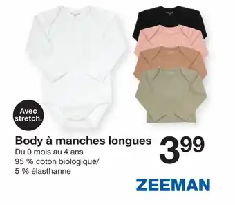 Body à manches longues