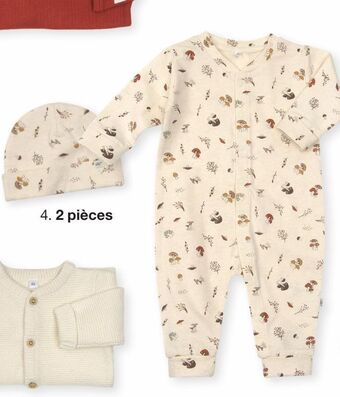 Zeeman Dors-bien nouveau-né avec bonnet / 2 pièces offre