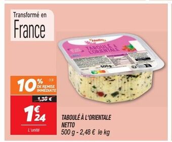 Netto Taboulé á l`orientale netto offre