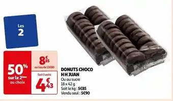 Auchan Donuts choco h h juan offre