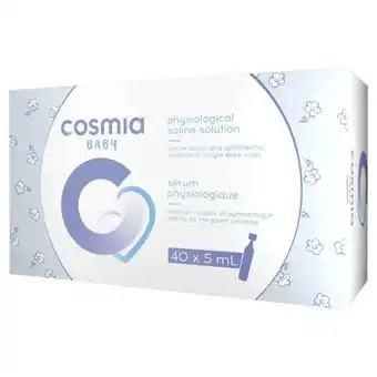 Auchan Serum physiologique cosmia baby offre