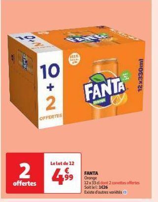 Auchan Supermarché Fanta offre