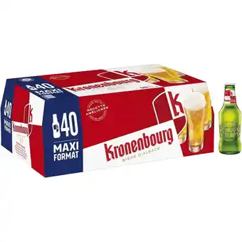 Auchan Bière blonde kronenbourg offre