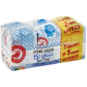 Auchan Supermarché Creme legere fluide auchan offre