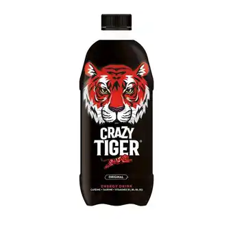 Auchan Crazy tiger energy drink offre