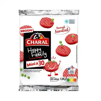 Auchan Supermarché Mini haché happy family surgelé charal offre