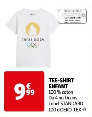 Auchan Tee-shirt enfant offre