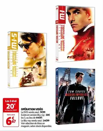 Auchan Opération vidéo offre