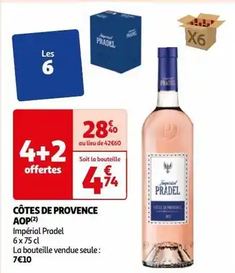 Auchan Côtes de provence aop offre