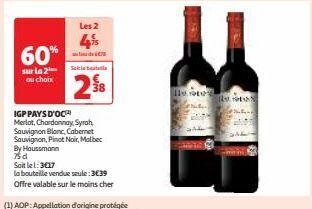 Auchan Supermarché Igp pays d'oc offre