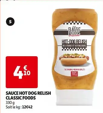 Auchan Supermarché Classic foods sauce hot dog relish offre