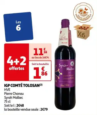 Auchan Pierre chanau igp comté tolosan offre