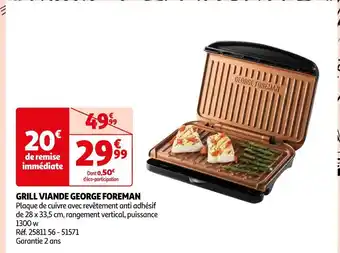 George foreman grill viande