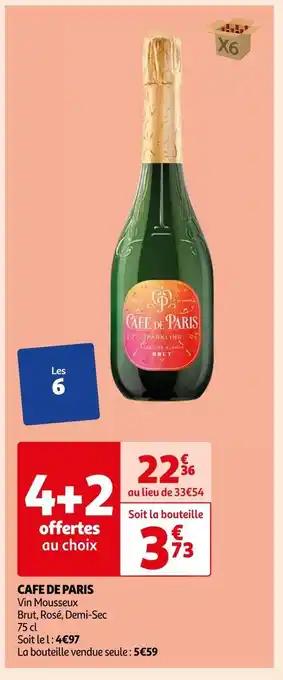 Auchan Cafe de paris café de paris offre