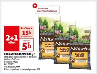 Auchan Naturen paillage d'ardoise 20 kg offre