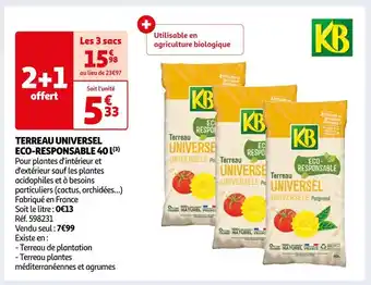Auchan Kb terreau universel eco-responsable 40 l offre