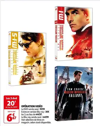 Auchan Opération vidéo offre