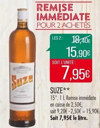 Match SUZE** offre