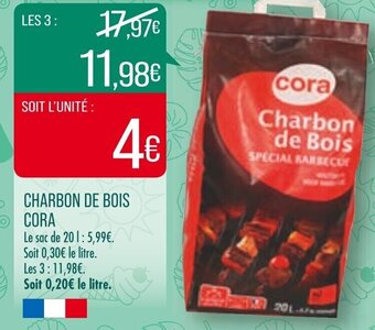 CHARBON DE BOIS CORA