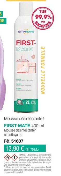 Stanhome FIRST-MATE offre