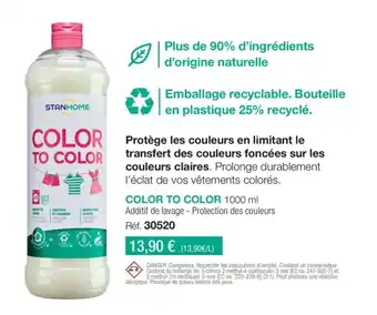 Stanhome COLOR TO COLOR 1000 ml offre