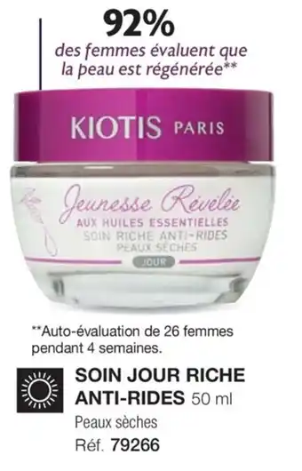 Stanhome SOIN JOUR RICHE ANTI-RIDES offre
