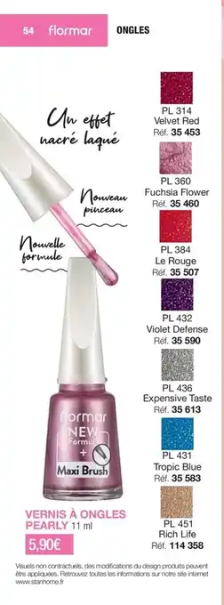 VERNIS À ONGLES PEARLY