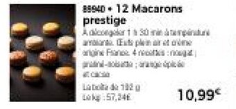 Thiriet 12 Macarons prestige offre
