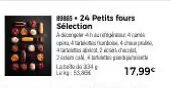 Thiriet 24 Petits fours Sélection offre