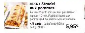 Thiriet Strudel aux pommes offre