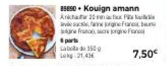 Thiriet Kouign amann offre
