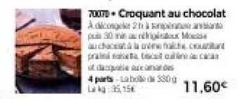 Thiriet Croquant au chocolat offre