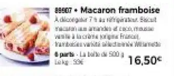 Thiriet Macaron framboise offre
