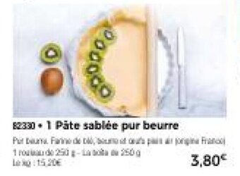 Thiriet 1 Pate sablee pur beurre offre