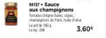 Thiriet Sauce aux champignons offre
