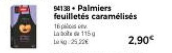 Thiriet Palmiers feuilletés caramélisés offre