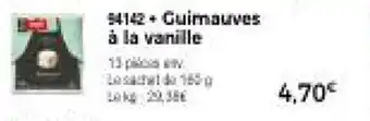 Thiriet Guimauves à la vanille offre